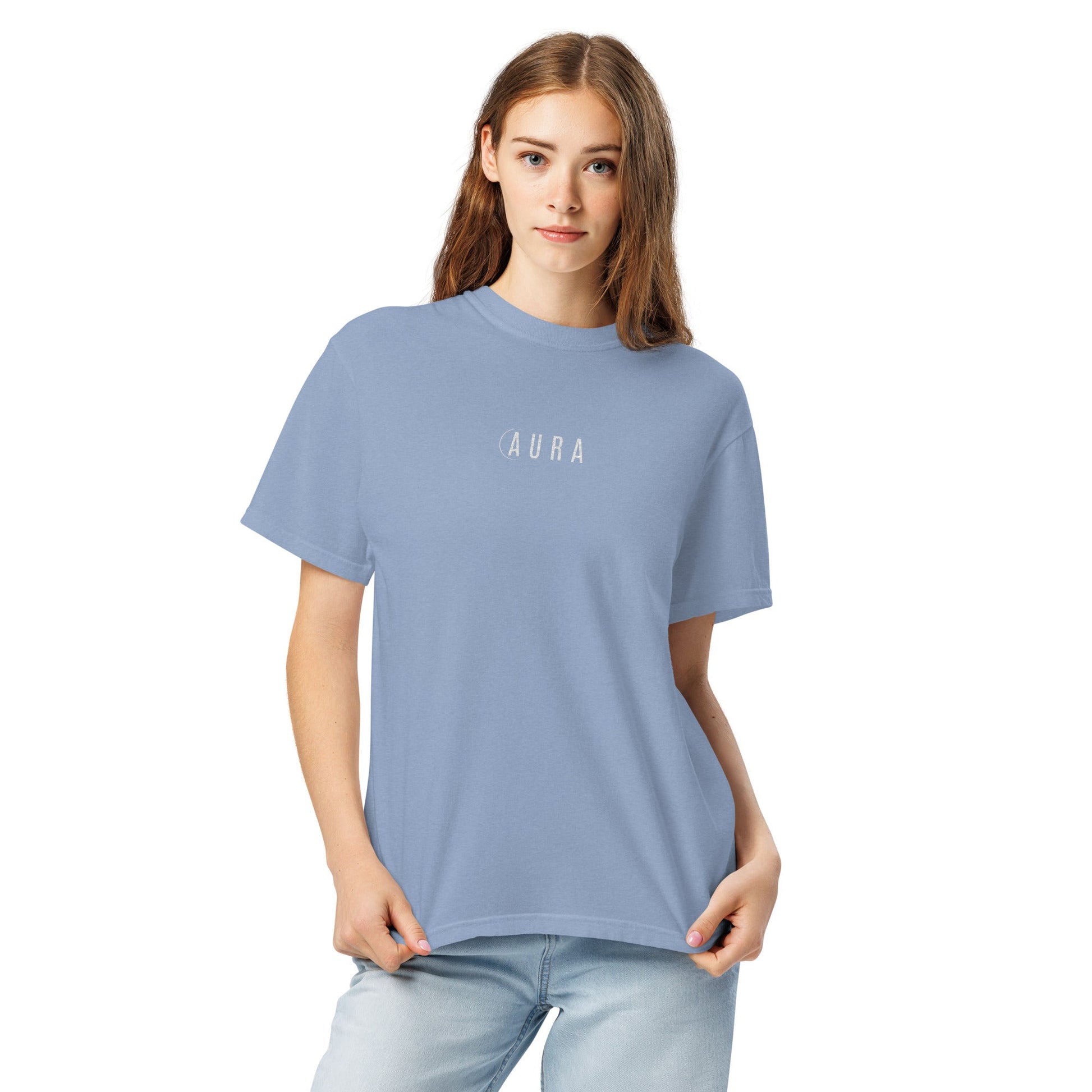 AURA Essential Tee – Light Logo Edition - Aura