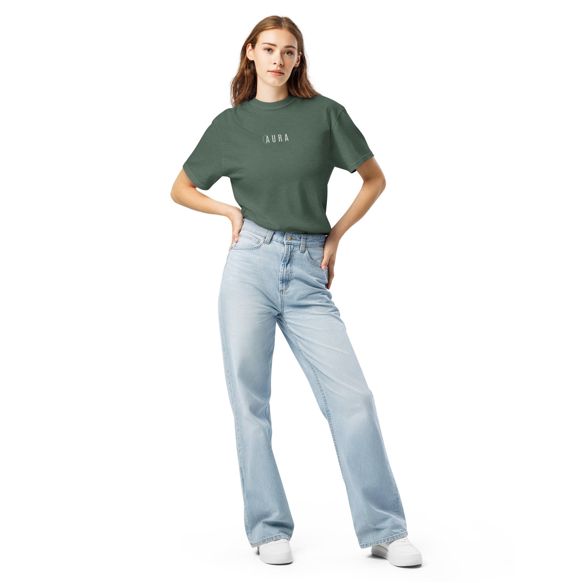 AURA Essential Tee – Light Logo Edition - Aura