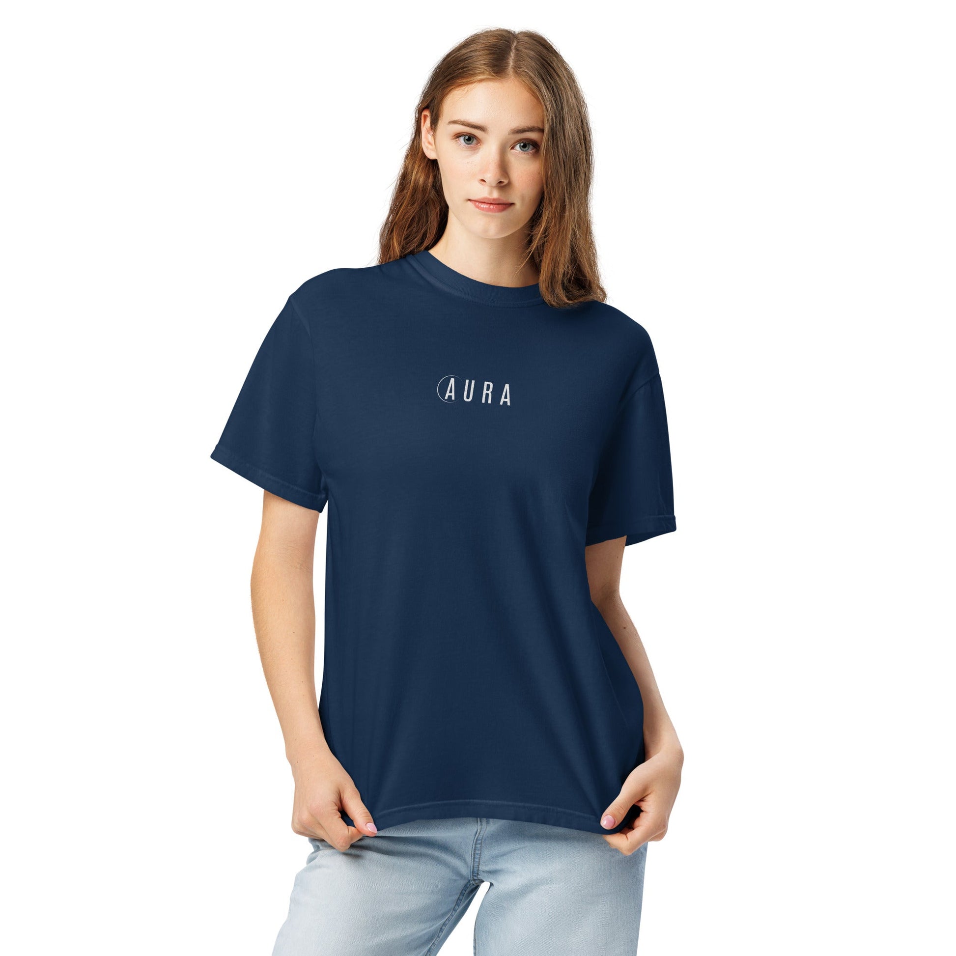 AURA Essential Tee – Light Logo Edition - Aura