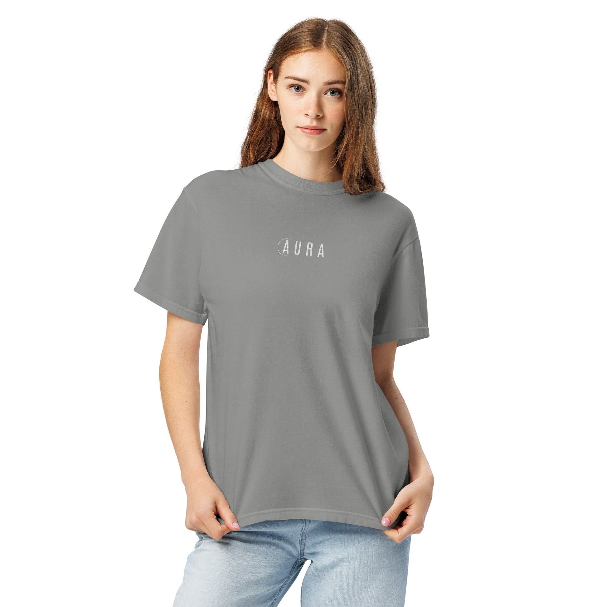 AURA Essential Tee – Light Logo Edition - Aura