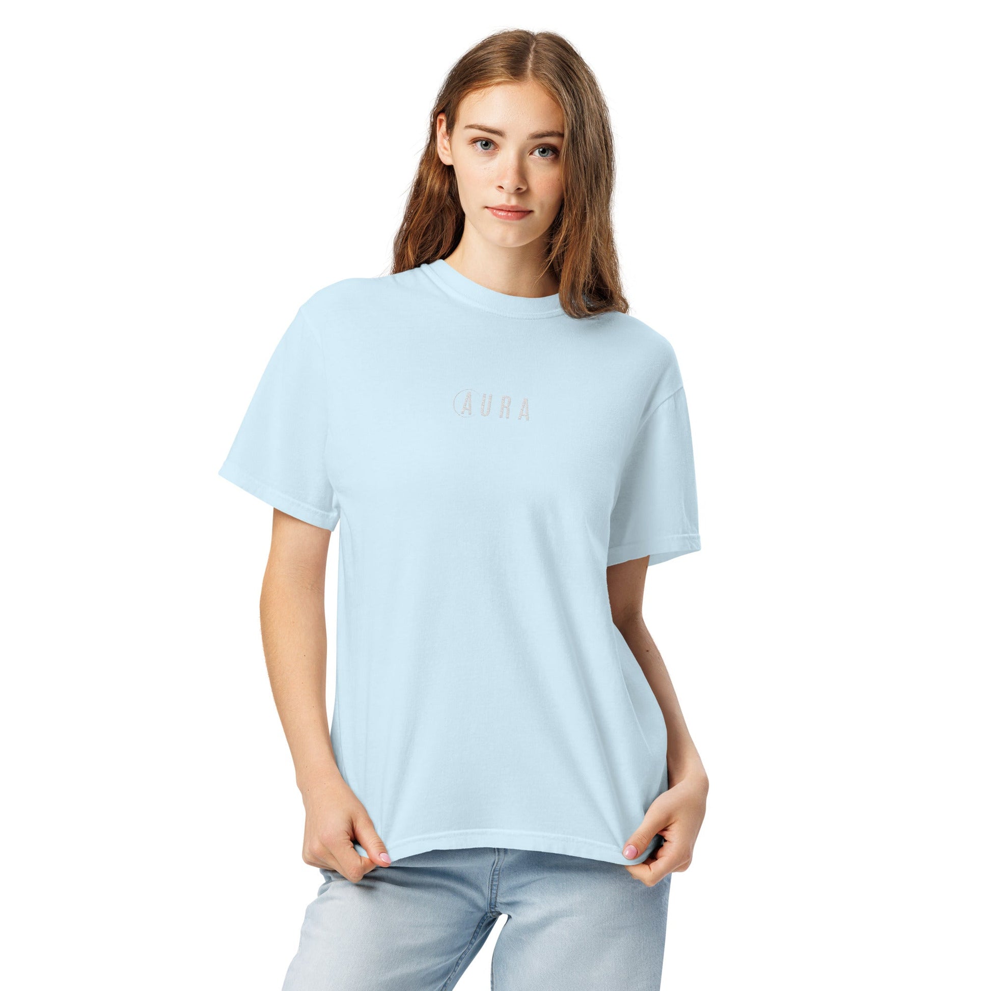 AURA Essential Tee – Light Logo Edition - Aura
